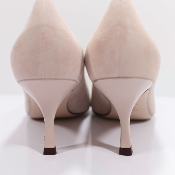 Stuart Weitzman Tippi 70 Suede Pointed Toe Pump - Picture 11 of 15